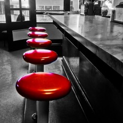 12x24 Blue Bird Stools