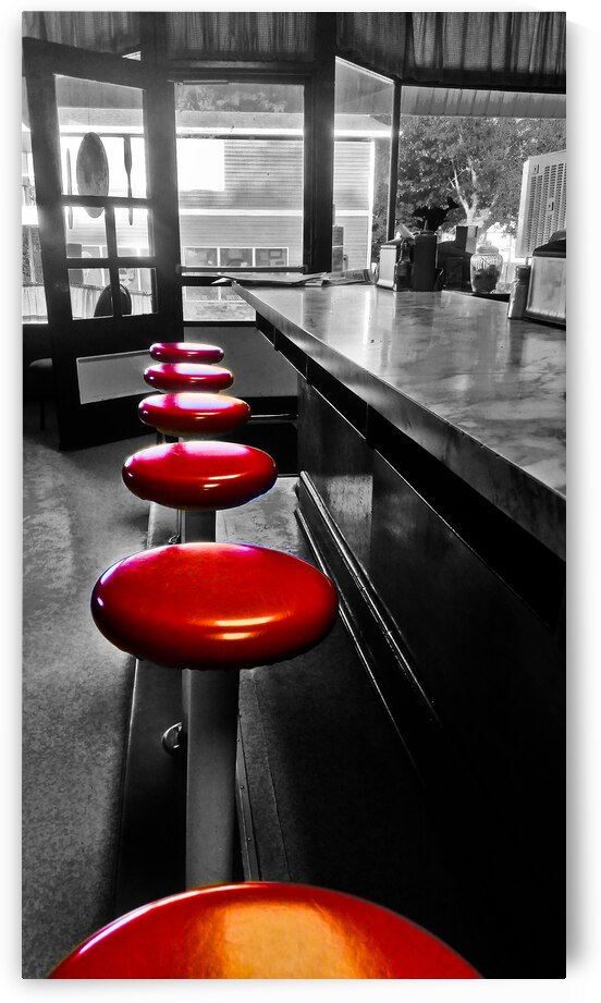 12x24 Blue Bird Stools by Bryan Bosley