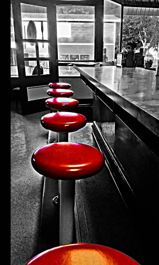 12x24 Blue Bird Stools by Bryan Bosley